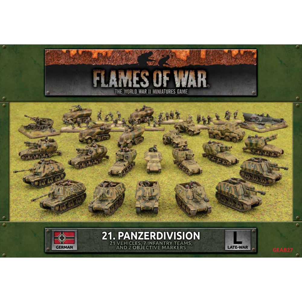 Flames of War WW2: German - 21st Panzerdivision Army Deal