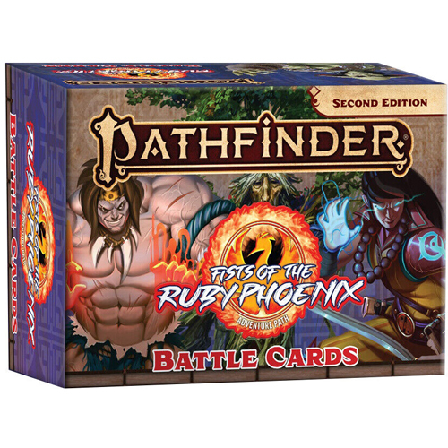 Pathfinder 2E RPG: Fists of the Ruby Phoenix - Battle Cards