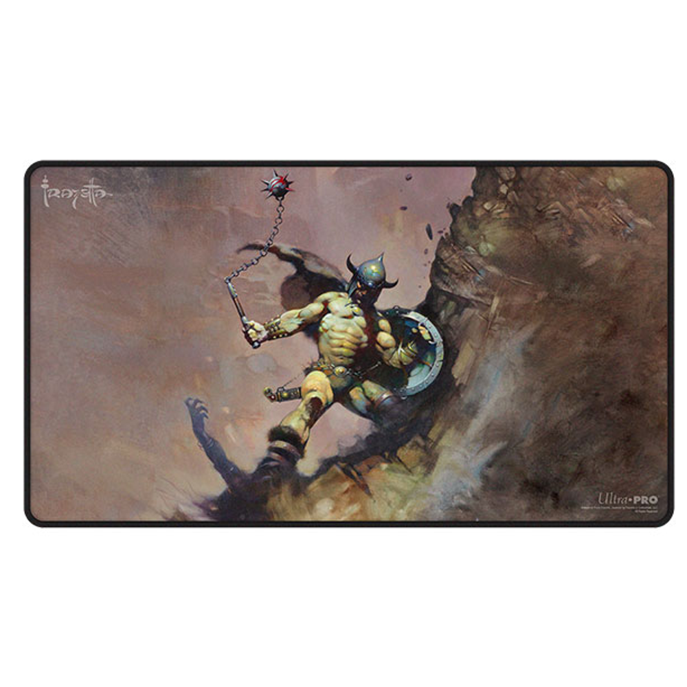 Artist Spotlight Series Stitched Playmat: Frank Frazetta - Warrior with Ball & Chain (Preorder)