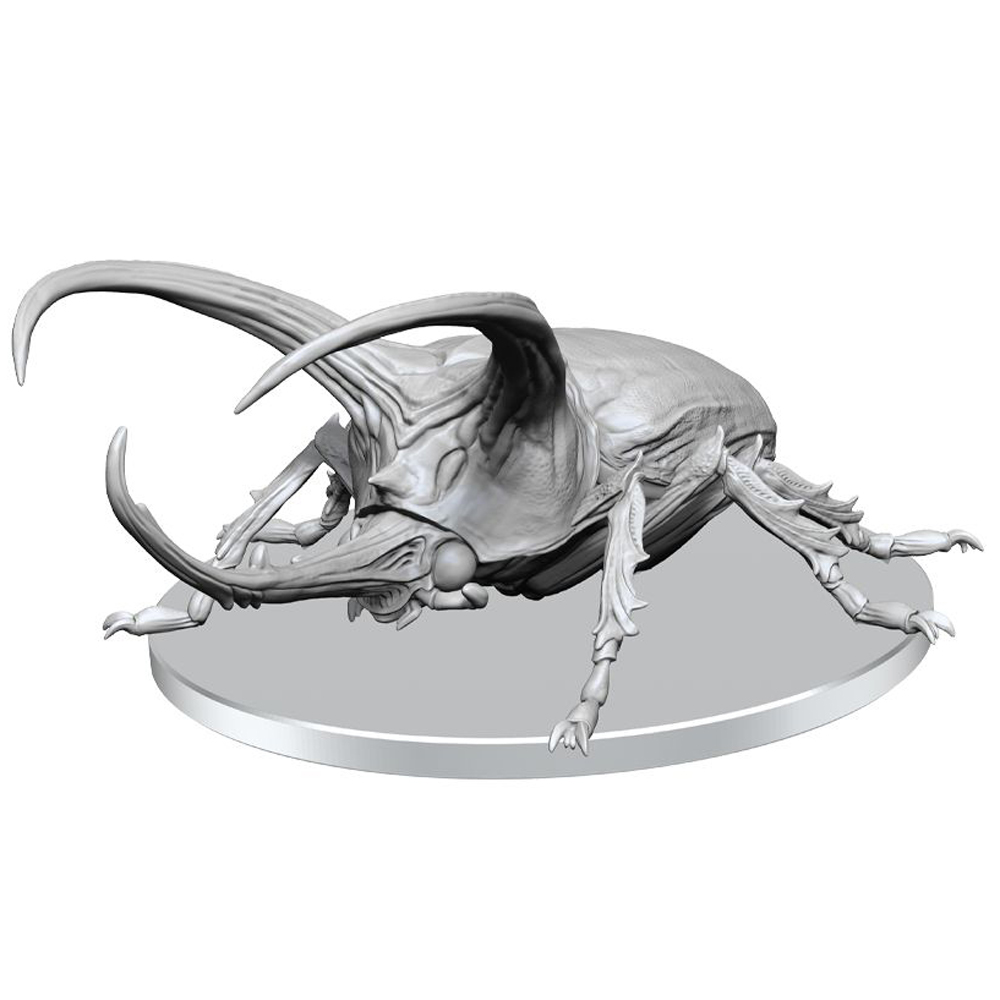 WizKids Deep Cuts Unpainted Minis: W28 Giant Rhinoceros Beetle (Preorder)