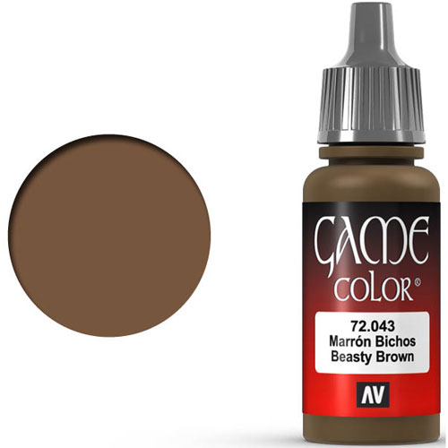 Vallejo Game Color: Beasty Brown (17ml)