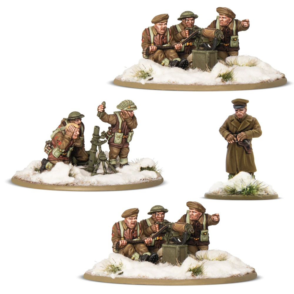 Bolt Action: British & Canadian Infantry (Winter) Heavy Weapons Platoon
