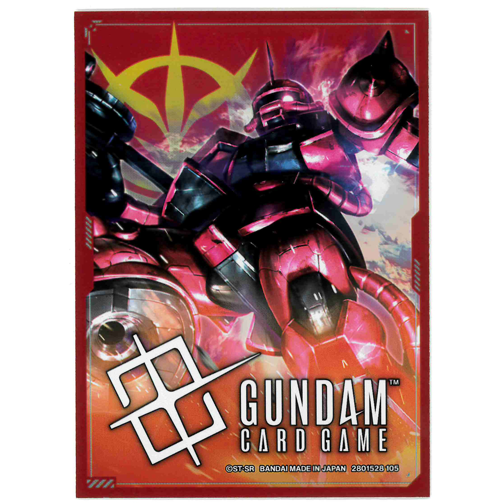 GUNDAM Card Game: Official Card Sleeves - Char's Zaku II/Zeon