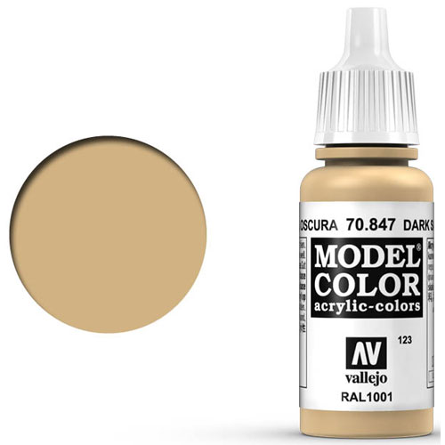 Vallejo Model Color Paint: Dark Sand