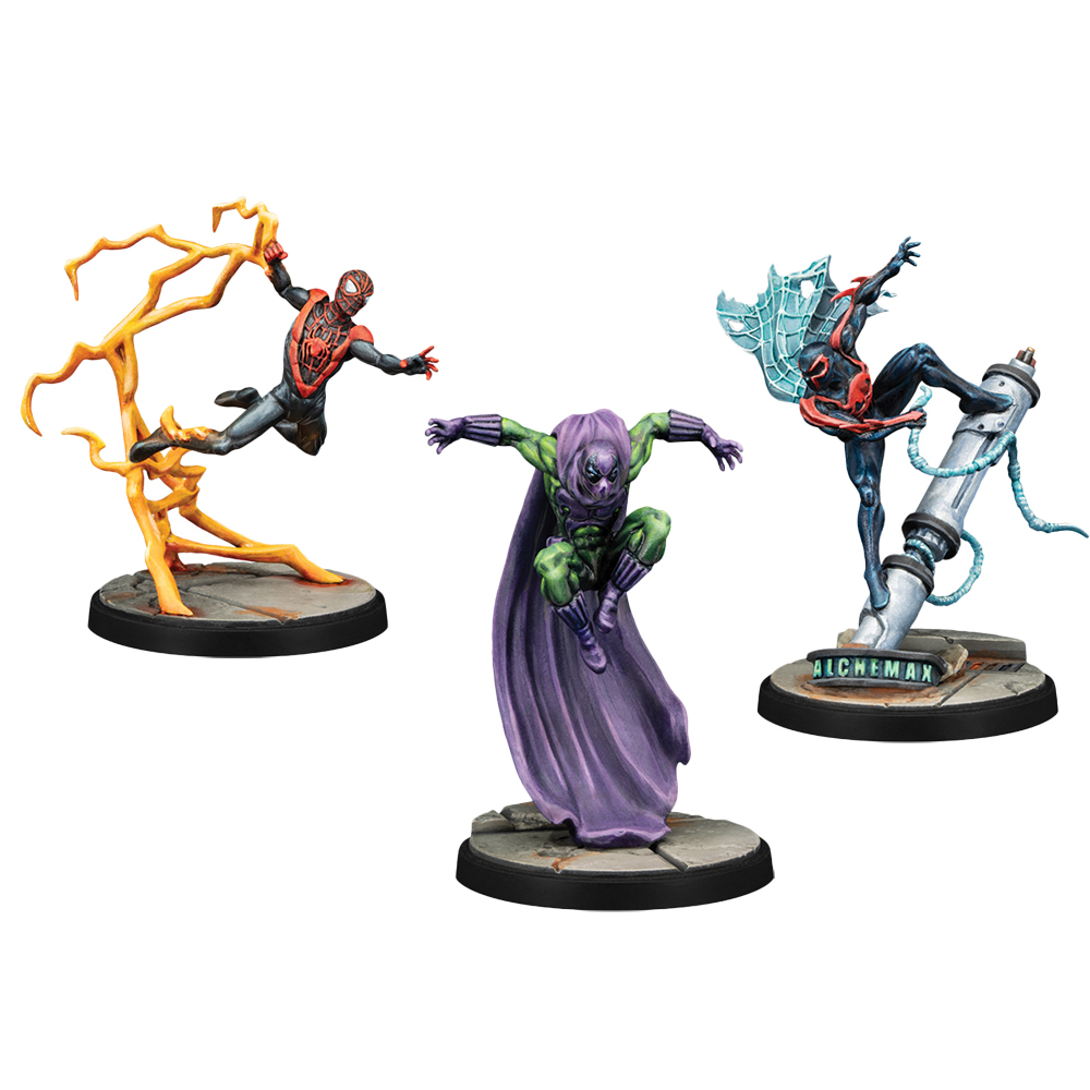Marvel Crisis Protocol: Prowler, Spider-Man 2099, & Ultimate Spider-Man Character Pack