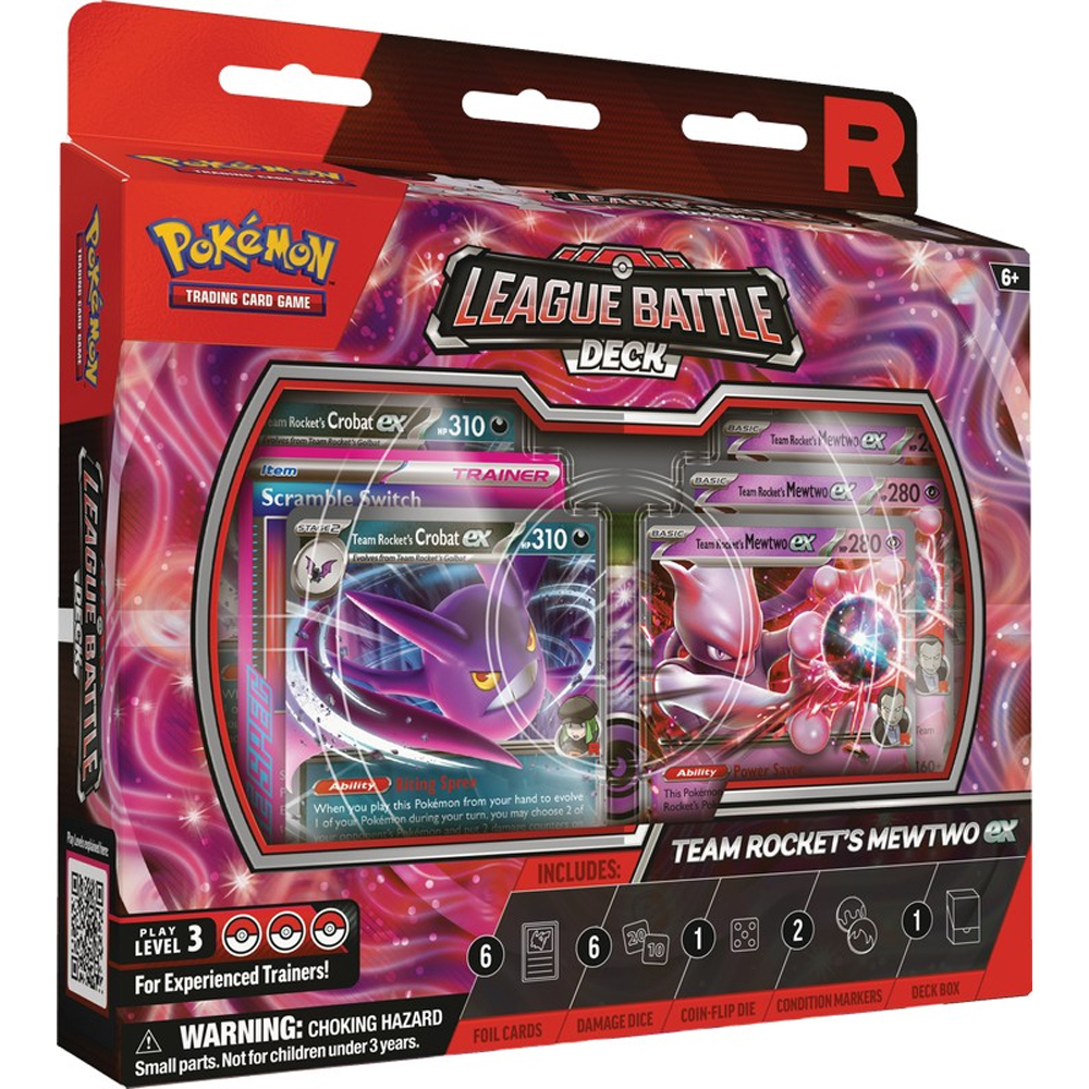 Pokemon TCG: Team Rocket's Mewtwo ex - League Battle Deck