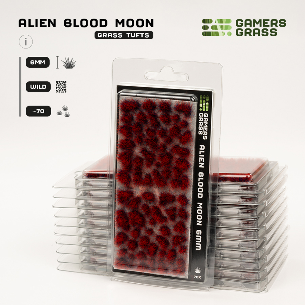 Gamers Grass Tufts: Alien Blood Moon - 6mm