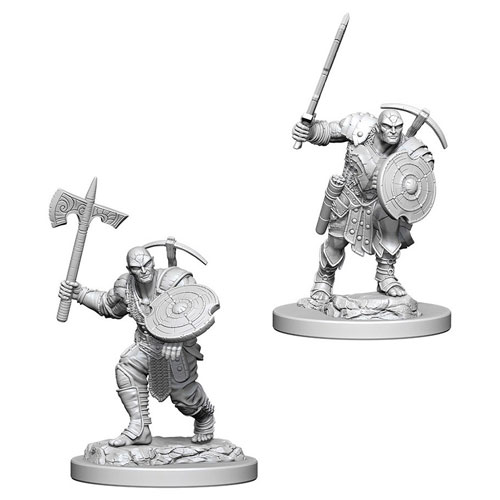 D&D Nolzur's Marvelous Unpainted Minis: W4 Male Earth Genasi Fighter