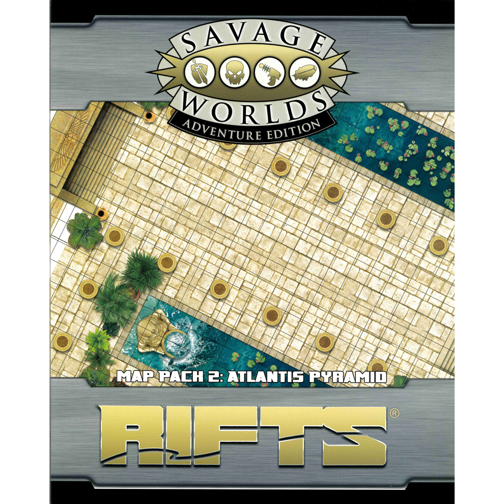 Rifts for Savage Worlds RPG: Map Pack 2 Atlantis Pyramid