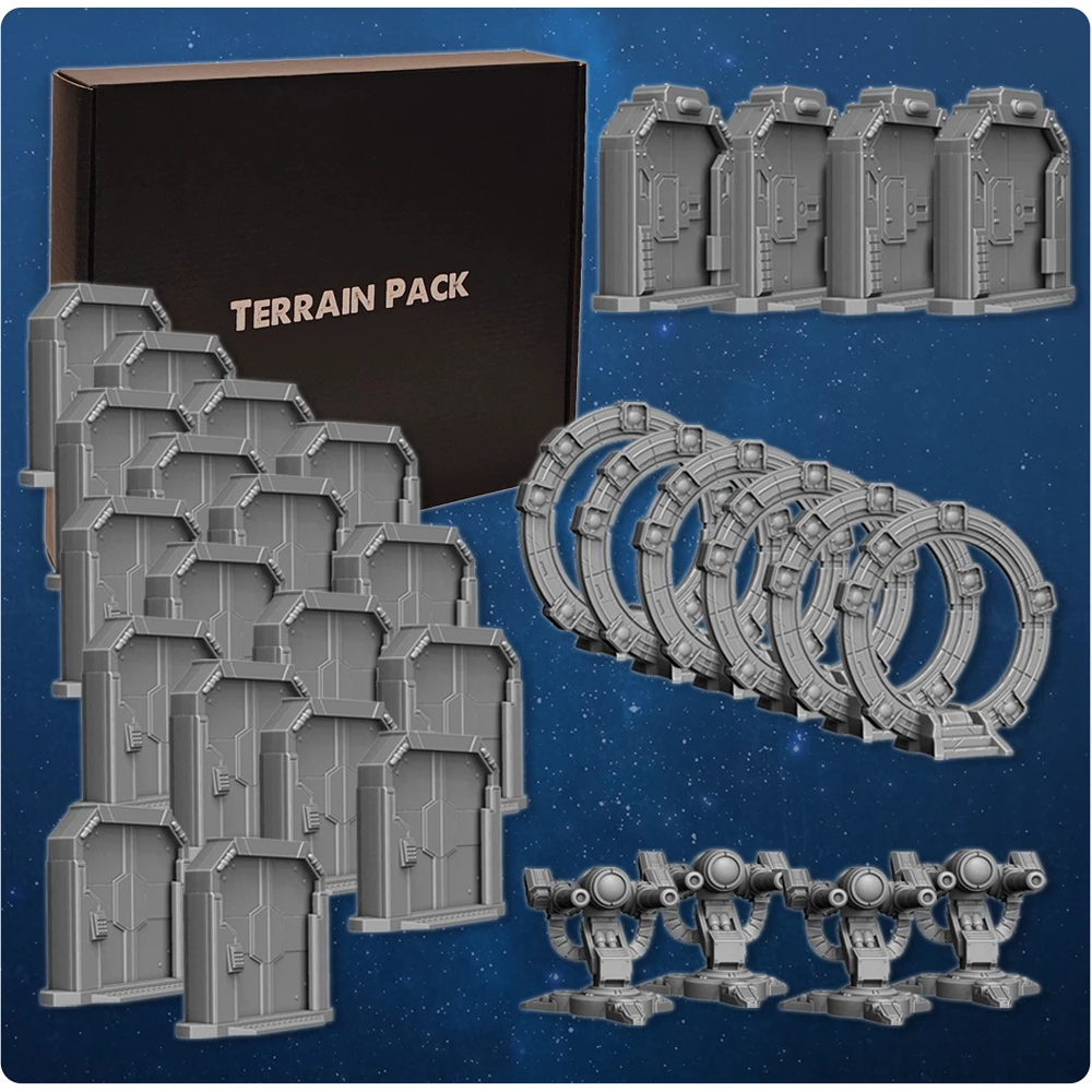 Earth Under Siege: Flashpoint - 3D Terrain Pack