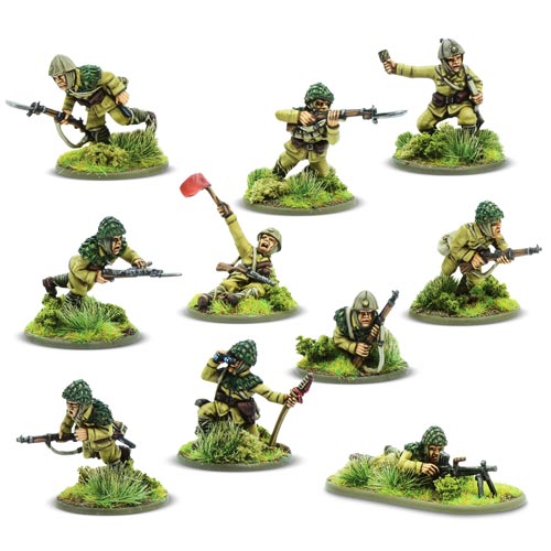 Bolt Action: Japanese Army Teishin Shudan Paratroopers Squad