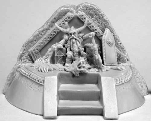 Dark Heaven Bones: Dwarf King on Throne