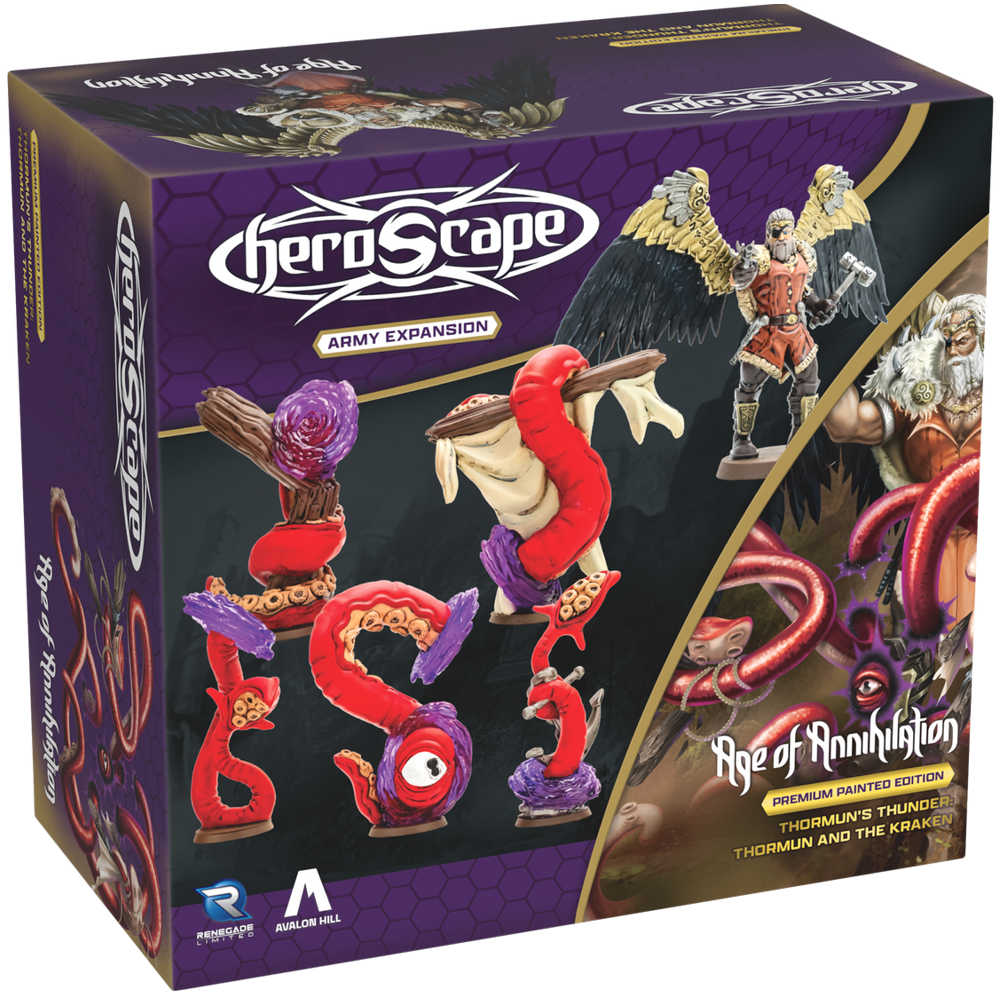 Heroscape: Age of Annihilation - Thormun & Kraken Army Expansion (Painted) (Preorder)