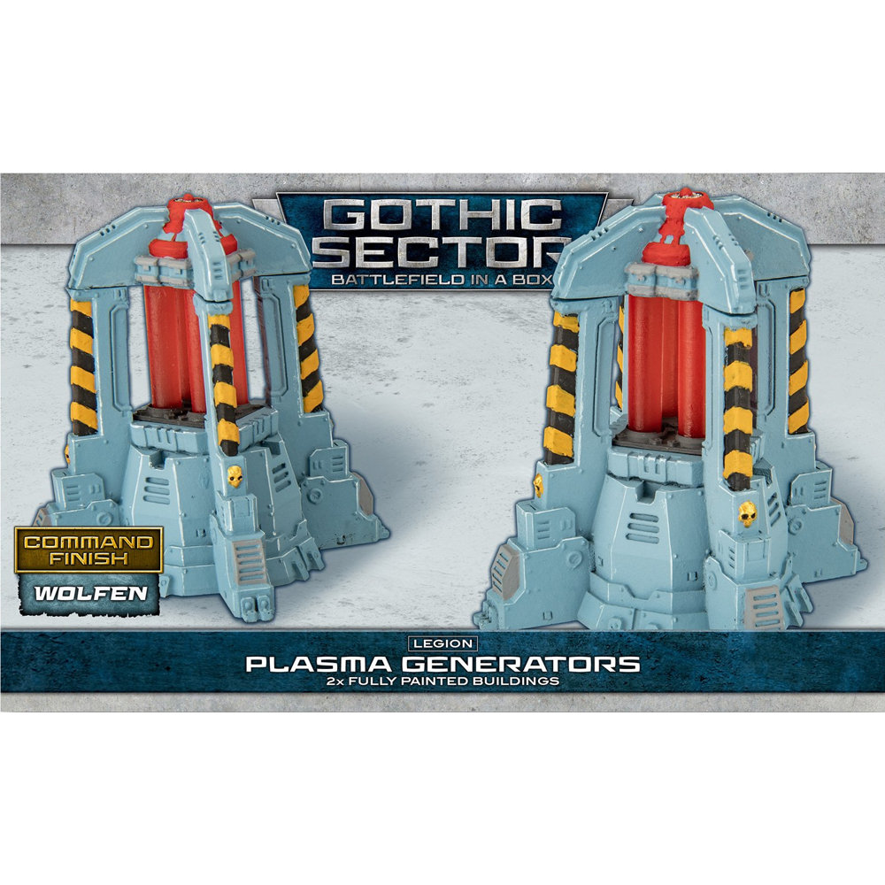 Battlefield in a Box: Gothic Sector - Legion Plasma Generators (Command Finish Wolfen)
