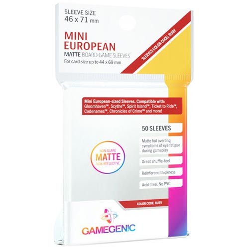 Gamegenic Matte Sleeves: Mini European