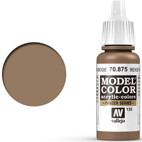 Vallejo Model Color Paint: Beige Brown