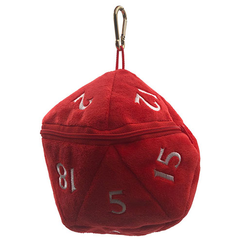 Ultra Pro Dice Bag: d20 Plush - Red