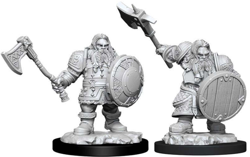 D&D Nolzur's Marvelous Unpainted Minis: W11 Male Dwarf Fighter