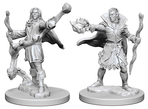 Pathfinder Battles Deep Cuts Unpainted Minis: W1 Male Elf Sorcerer
