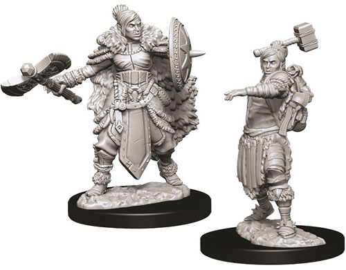 D&D Nolzur's Marvelous Unpainted Minis: W9 Female Half-Orc Barbarian