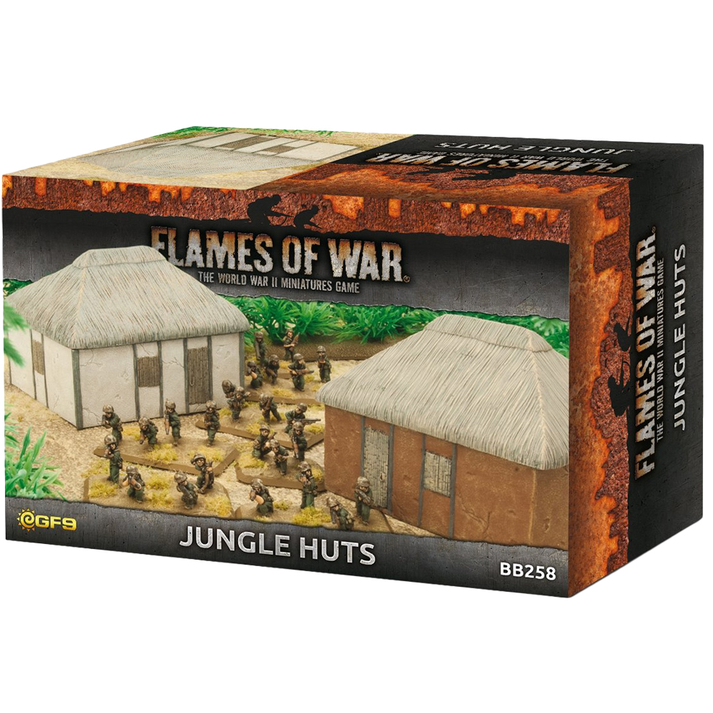 Flames of War WW2: Jungle Huts