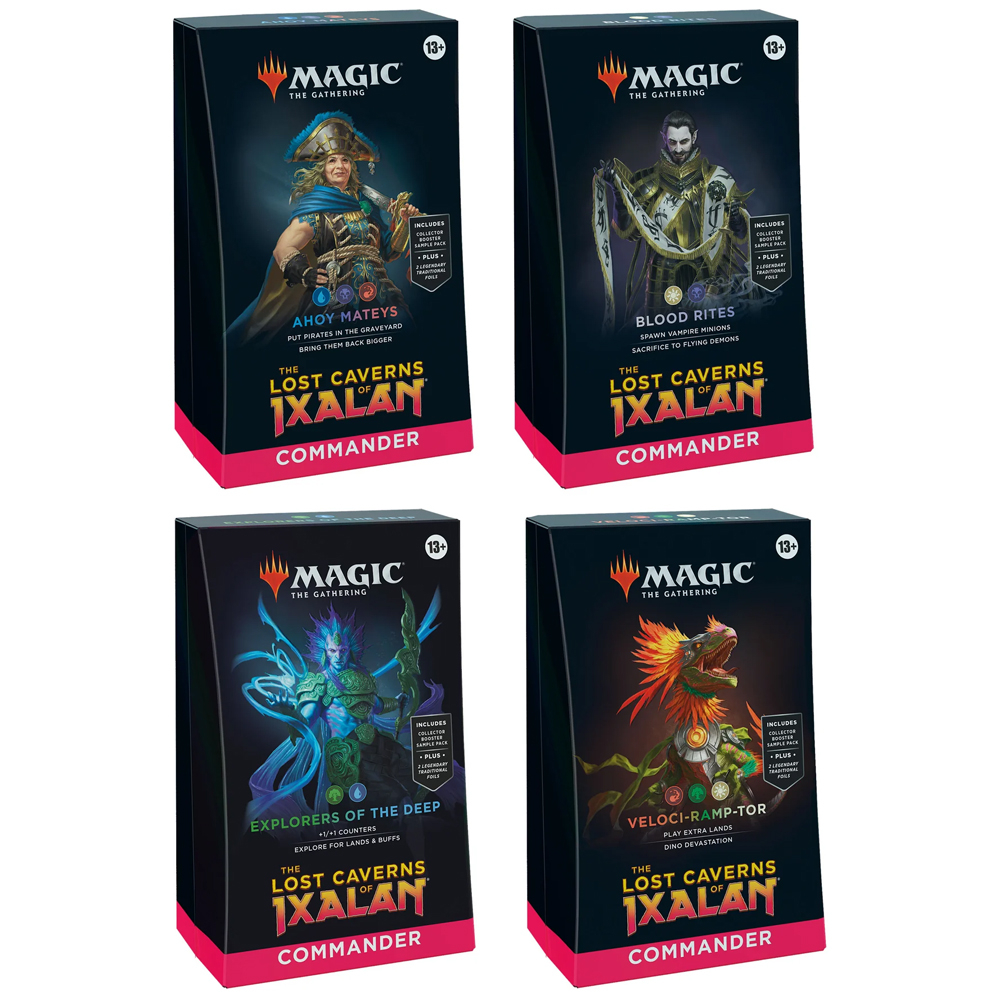 MTG: Lost Caverns of Ixalan - Commander Deck - Set of 4