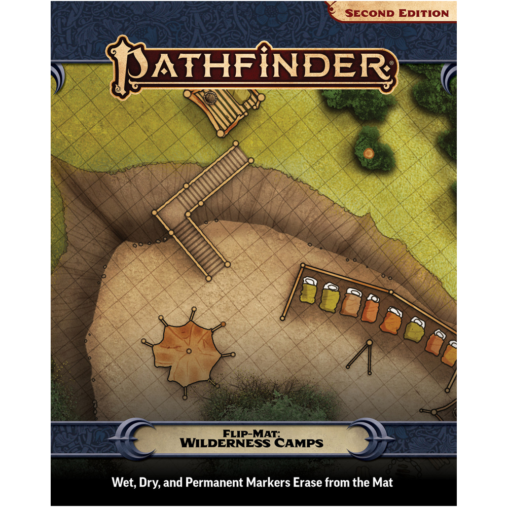 Pathfinder 2E RPG: Flip-Mat - Wilderness Camps (Preorder)
