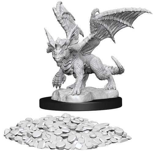 D&D Nolzur's Marvelous Unpainted Minis: W10 Blue Dragon Wyrmling