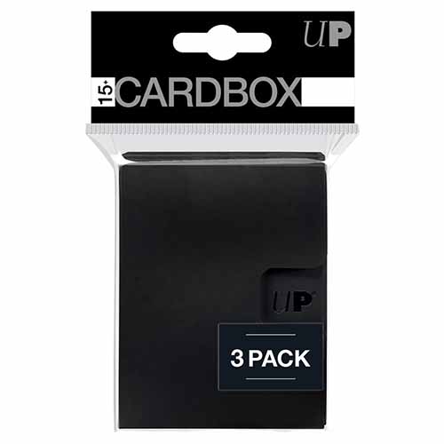 15+ Card Box: Black (3)