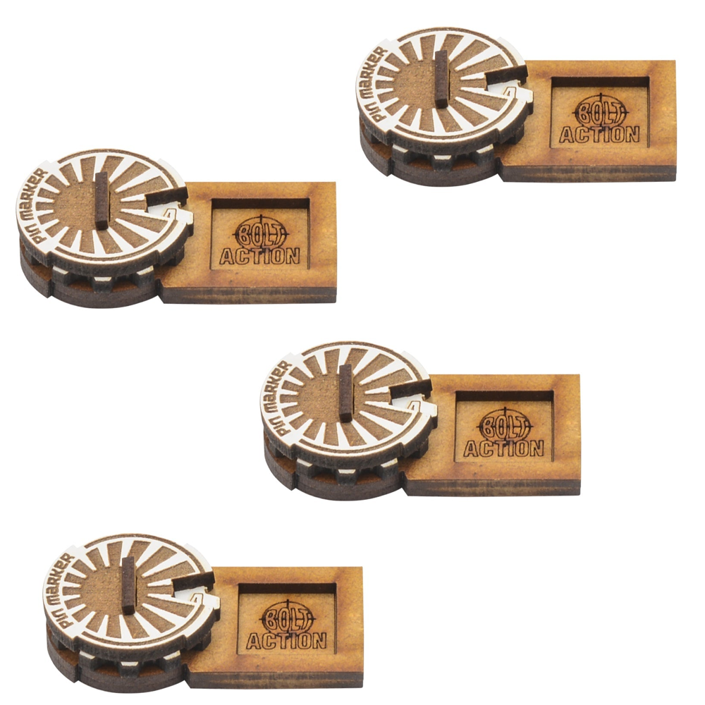 Bolt Action: MDF Unit Pin Markers - Japan (Preorder)