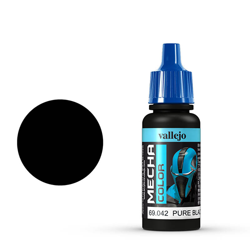 Vallejo Mecha Color: Pure Black (17ml)