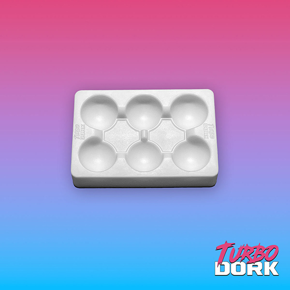 Turbo Dork: Dry Palette - Small White Silicone