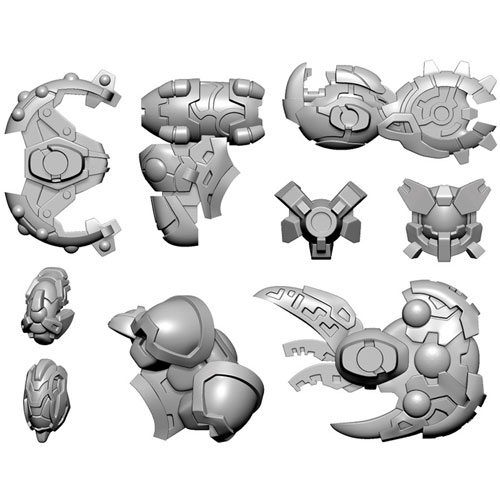 Warcaster Neo-Mechanika: Empyrean - Sentinel Weapon Pack, Variant B (Last Chance)