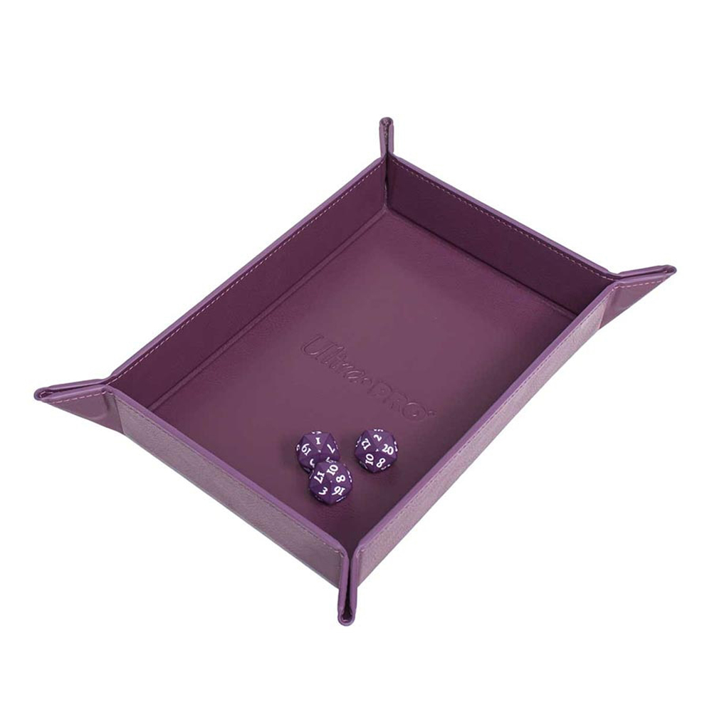 Vivid Dice Tray: Magnetic Foldable - Midnight Plum