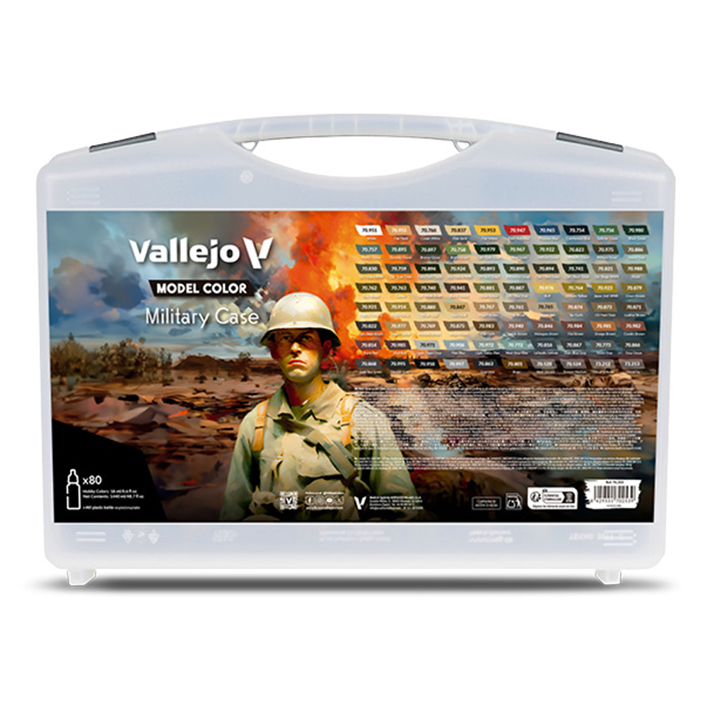 Model Color: Military Case (76 Colors + 4 Auxiliaries) (Preorder)