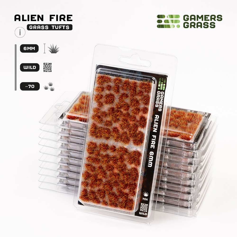 Gamers Grass Tufts: Alien Fire Tuft - Wild 6mm