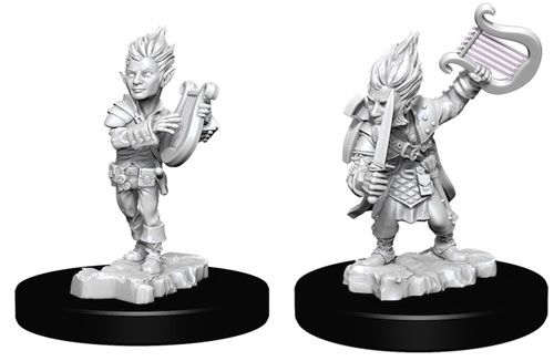 Pathfinder Battles Deep Cuts Unpainted Minis: W5 Gnome Male Bard