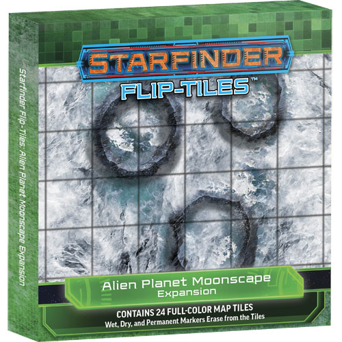 Starfinder RPG: Flip-Tiles - Alien Planet Moonscape Expansion