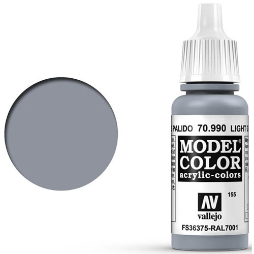 Vallejo Model Color Paint: Light Grey