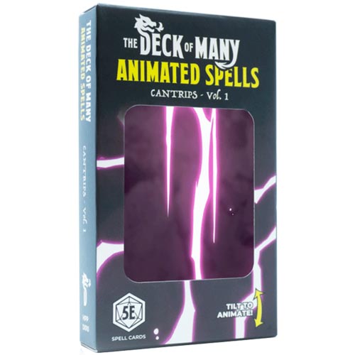 The Deck of Many Animated Spells: Vol 1 Cantrips (D&D 5E Compatible)