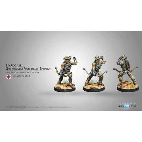 Infinity: Ariadna - Hardcases, 2nd Irregular Frontiersmen Battalion (Tactical Bow) (1)