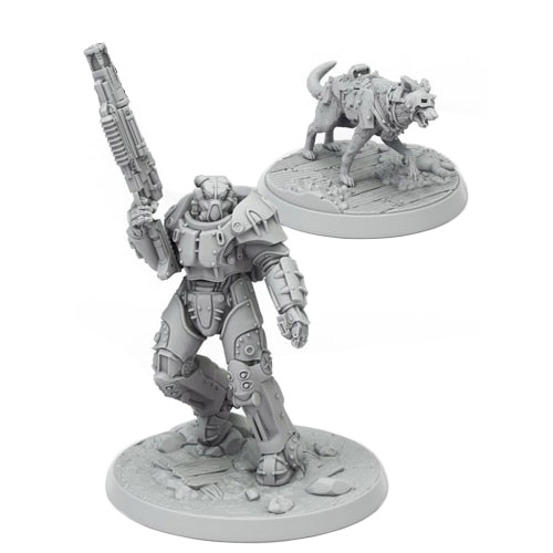 Fallout: Wasteland Warfare - X01 Survivor & Dogmeat