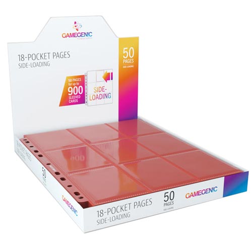 Sideloading 18-Pocket Pages: Red (50)