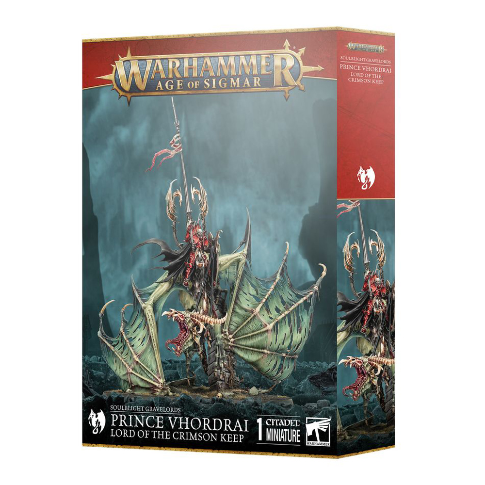Warhammer Age of Sigmar: Soulblight Gravelords - Prince Vhordrai, Lord of the Crimson Keep
