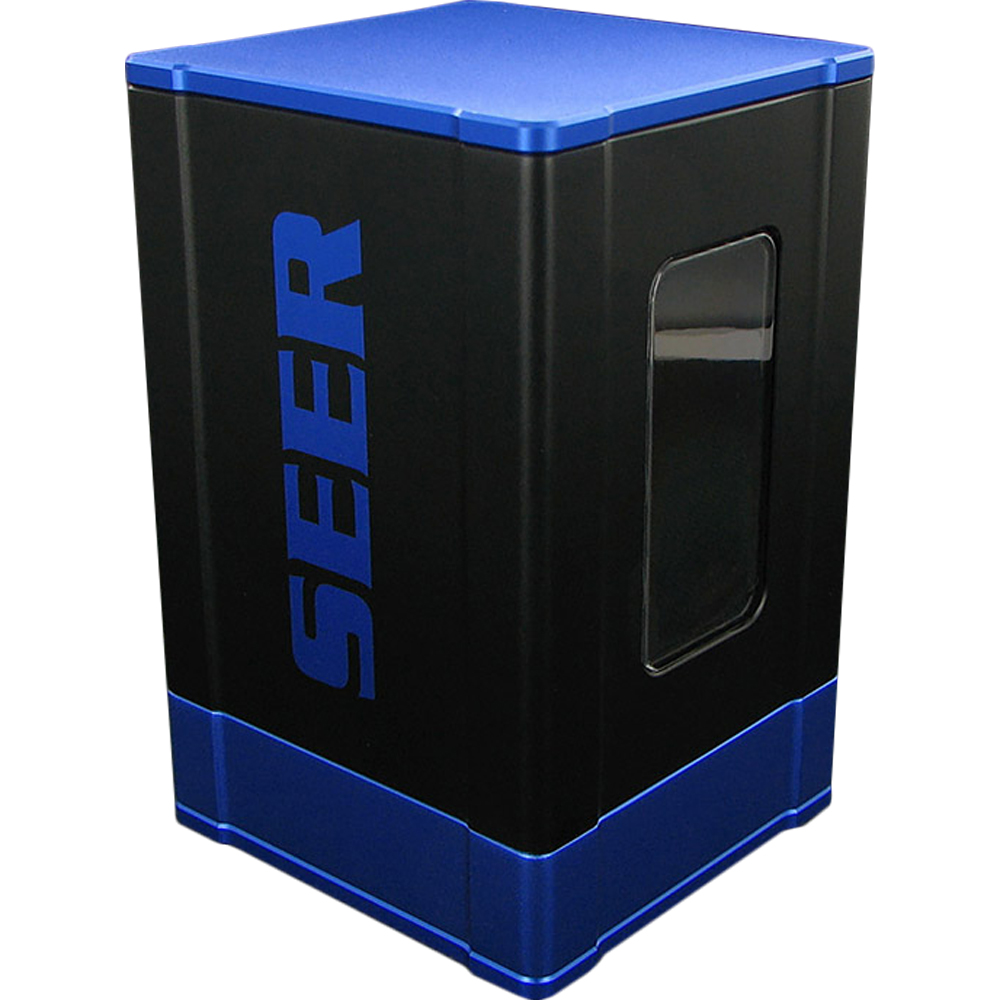 Seer Deck Box: Black & Blue