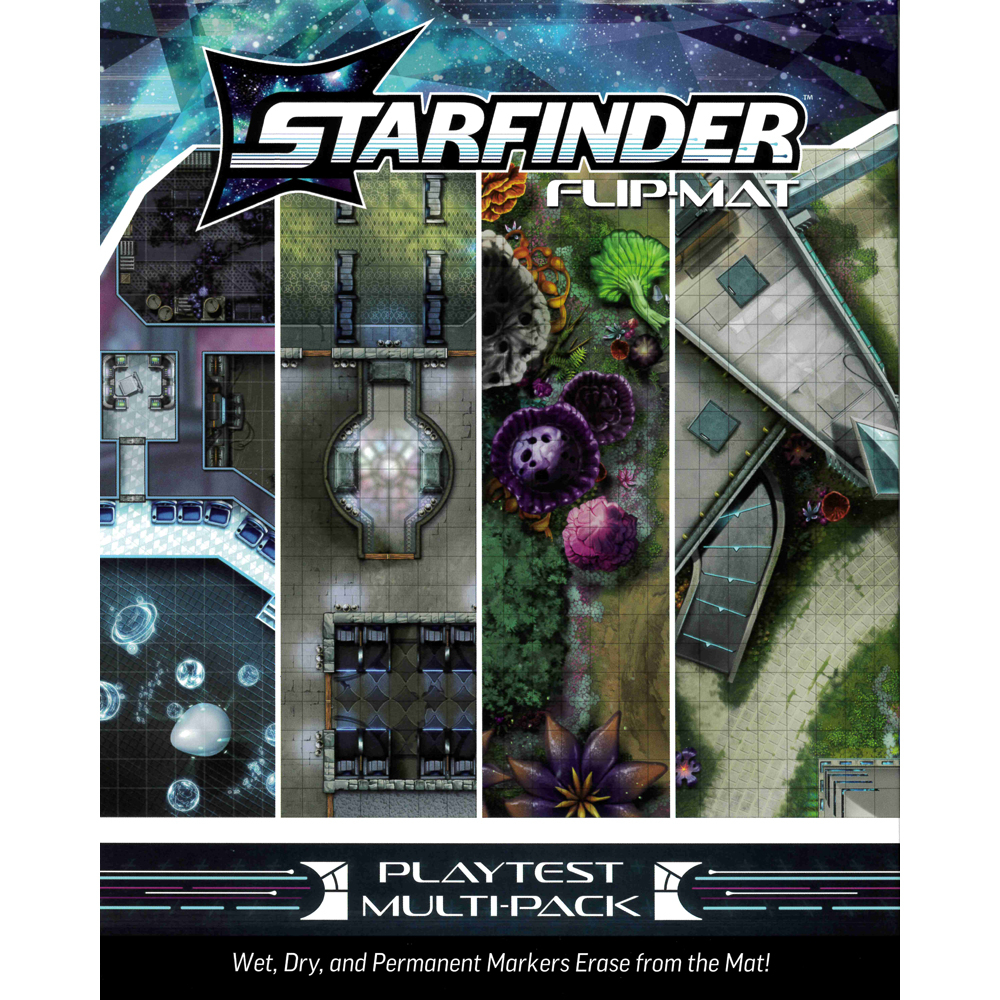 Starfinder 2E RPG: Flip-Mat - Playtest Multi-Pack