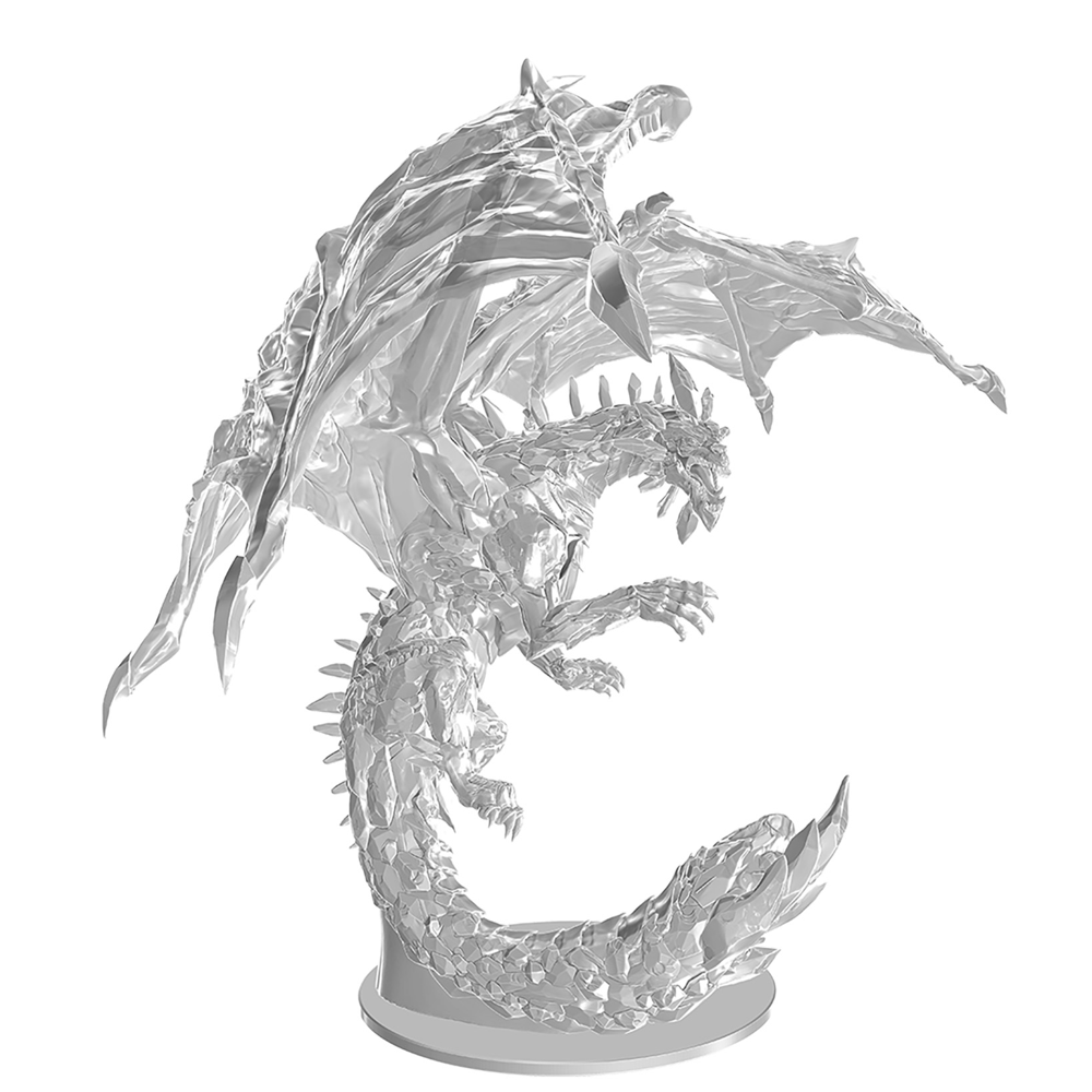D&D Nolzur's Marvelous Unpainted Minis: Adult Amethyst Dragon (Preorder)