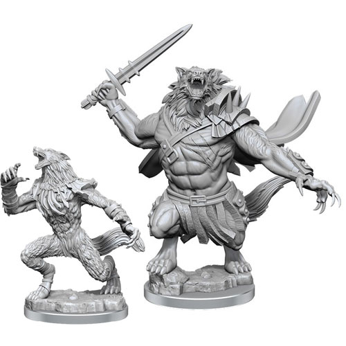Magic Unpainted Minis: W4 Arlinn Kord & Tovolar