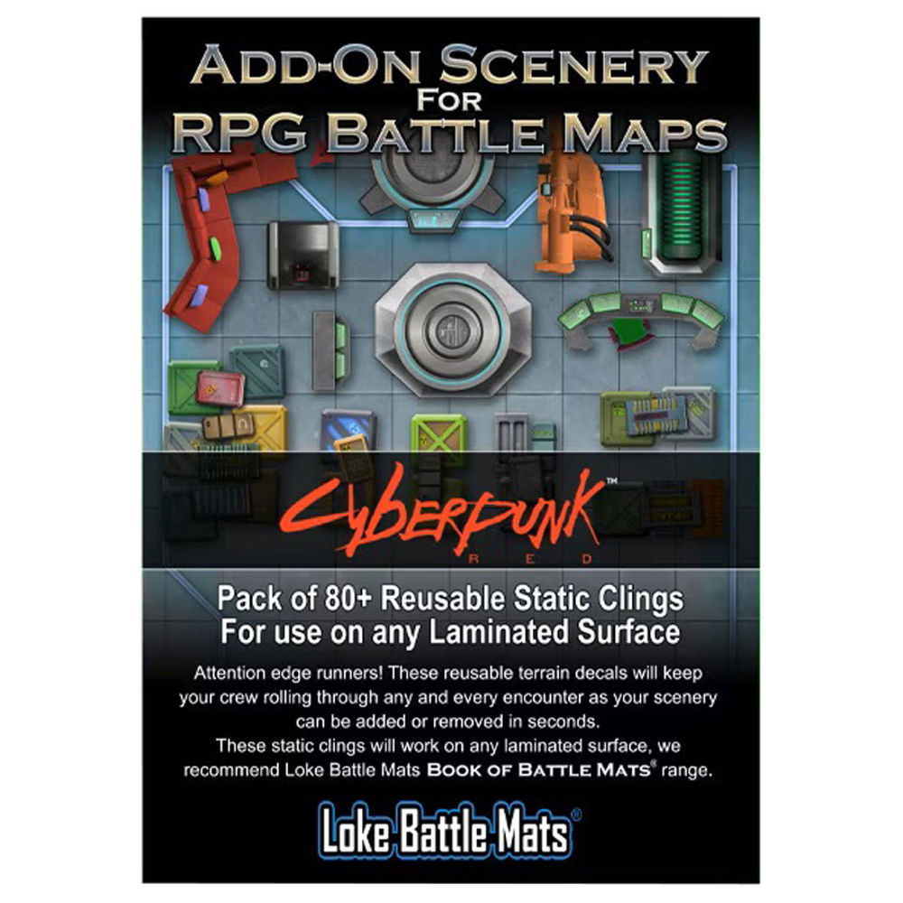 Add-on Scenery for RPG Maps: Cyberpunk RED (Preorder)