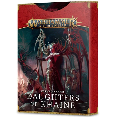 Warhammer Age of Sigmar: Warscroll Cards - Daughters of Khaine (Clearance)